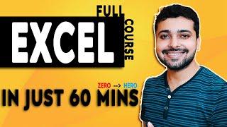 Excel Tutorial For Beginners in Hindi  Complete Microsoft Excel Tutorial Basic To Advance