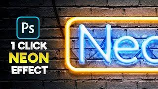 Neon Effect Photoshop Tutorial  Realistic Neon Sign Text Effect