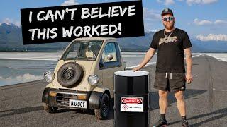 Testing a Temu Supercharger and Methanol On Worlds Smallest Truck