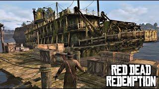 This is the ferry of the Blackwater robbery in Red Dead Redemption
