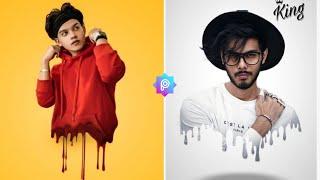 PicsArt Dripping Effect Photo Editing  PicsArt Photo Editing Tutorial 2022