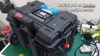 EN KRALINI BİLE KAFA TUTAR 3000W offgrid hibrit powerstation 20dk %50 sarj olur güneşten sebekeden