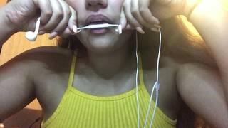 ASMR Fast and Aggressive Mic Licking  Apple Headphones 