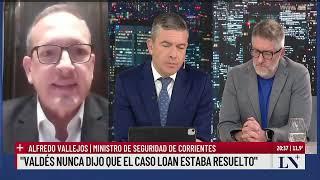 Caso Loan habla el Ministro de Seguridad de Corrientes