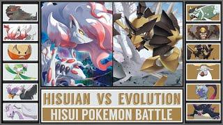 HISUI POKÉMON vs HISUI EVOLUTIONS  Pokémon Battle Scarlet & Violet