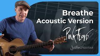 Breathe Acoustic Guitar Lesson  Pink Floyd