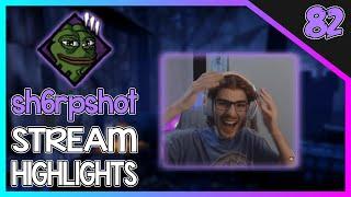 sh6rpshot STREAM HIGHLIGHTS #82 - EXTREME RAGE CRAZY DBD GLITCHES IRL FUNNY MOMENTS & More