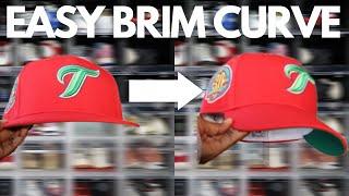 How to Curve your Hat Brim Easily  Brim Curve Tutorial