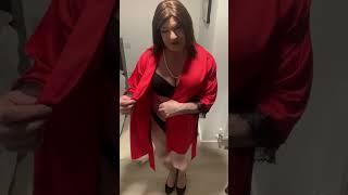 Crossdresser sexy red