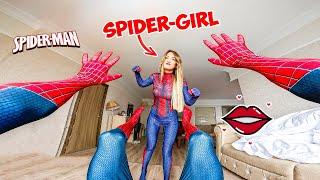 TOTALLY CRAZY SPIDER-GIRL In LOVE Wants To Be WANT TO Become My GIRLFRIEND Romantic Love Story