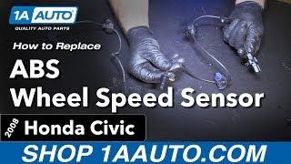How to Replace Front ABS Wheel Speed Sensor 06-11 Honda Civic