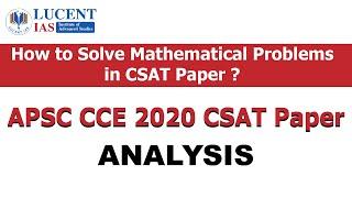 CSAT for APSC   Analysis of APSC CCE 2020