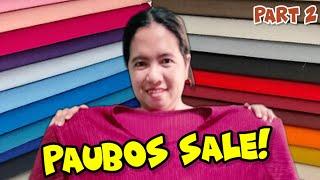 Paubos SALEFOLLOW Facebook Page Maribeth Plus Size Mananahi April 29 2024 Part 2