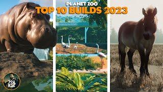 10 BEST BUILDS of 2023  Planet Zoo Best Habitats