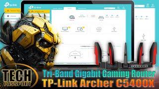 TP Link AC5400 Tri Band WiFi Gaming Router  Archer C5400X Gaming And Streaming Performance Router