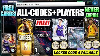 Everything FREE in 2K 4 Active Locker Codes and Best Guaranteed Free Players in NBA 2K24 MyTeam