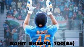 Rohit Sharma fastest  t20 century in just 35 ball vs SL Hitman #hitman #youtube#teamindia #cricket