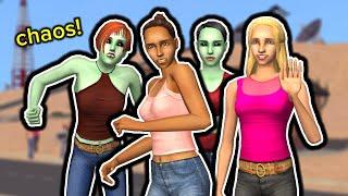 Can I SAVE The CHAOTIC Singles Household? Sims 2