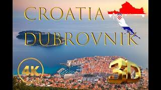 Croatia Dubrovnik.3D.4K.Хорватия Дубровник.3D.4K.