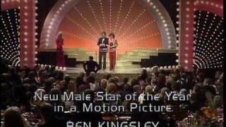 Ben Kingsley Wins New Male Star of the Year - Golden Globes 1983