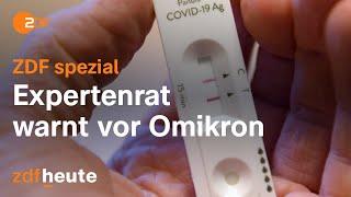 Corona-Krise - Expertenrat warnt vor Omikron  ZDF spezial vom 20.12.2021