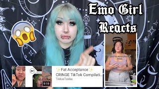 Emo Girl Reacts To Fat Acceptance Tiktok 