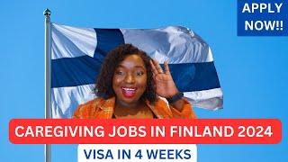 CAREGIVING IN FINLAND WITH  FREE VISA SPONSORSHIP 2024MOVE WITH FAMILYAPPLY NOW