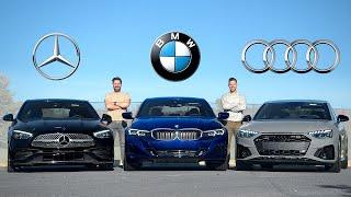 2023 BMW 3 Series vs Mercedes C-Class vs Audi A4  The $50000 Question