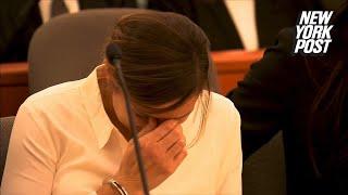 Kouri Richins accused of fatally poisoning husband sobs as her text messages are read in court