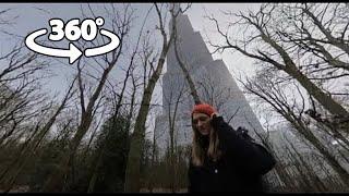 360 VR - A Walk in the Woods Near the Burj Khalifa in Doncaster