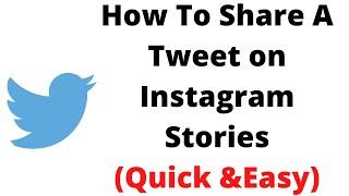 How to share a Tweet on Instagram Stories