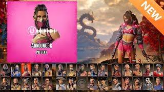 MK1 - OFFICIAL Mileena Announcer Voice NEW