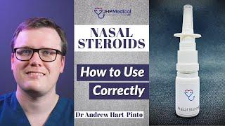 How to use Nasal Spray CORRECTLY  Nasal Steroids