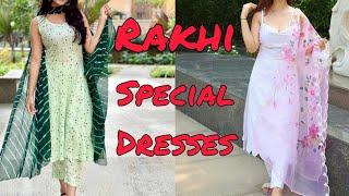 Rakhi Special Dress 2022  Rakshabandhan outfits Ideas for Girls  #rakshabandhan Suit Design #rakhi