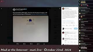 RTU deletes million subscriber channel - Mad at the Internet October 22 2024