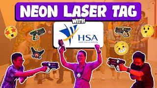 Action-Packed Neon Laser Tag with Health Sciences Authority  FunEmpireStories