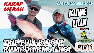 TRIP FULL BOBOK RUMPON‼️KM New ALIKA PLTU ANCOL‼️AUTO PANEN STRIKE #mancing #bottomfishing #kakap