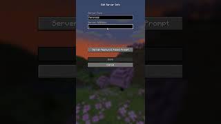 How to Join my Public Minecraft Server #shorts