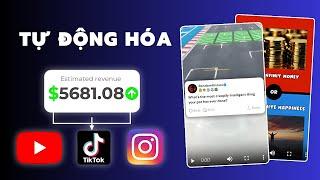 THU NHẬP THỤ ĐỘNG với CÔNG CỤ AI Mới Này  Tự động hóa Youtube & Tiktok