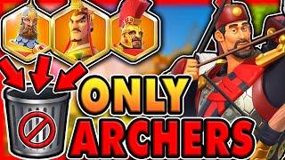 Can You ONLY use ARCHERS in Rise of Kingdoms? feat. ArcherSyndicate