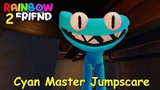 Rainbow Friends 2 Cyan Jumpscare - Roblox Game