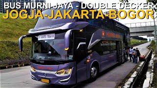 Bus Murni Jaya Double Decker Bogor Jakarta Jogja - Beli Tiket Rute Jalan Tur Fasilitas