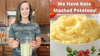 Keto Mashed Potatoes  Mashed Jicama  Keto substitute thats NOT cauliflower