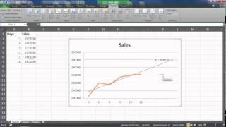 Add Trendline to a Chart to Forecast Future Values