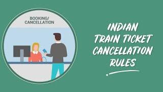 IRCTC Train Tickets Cancellation Rules  Cancellation Charges and Refund