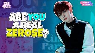 ARE YOU A REAL ZEROSE? #2  ZEROBASEONE QUIZ  KPOP GAME ENGSPA