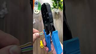 How to make LAN cable in 1 Min CAT5 CAT6 CAT6E