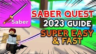 How To Get SABER Sword IN 5 MINUTES - Blox Fruits