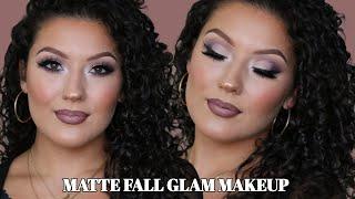 MAUVE MATTE EYES AND LIP FALL GLAM