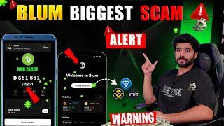 BLUM BIGGEST SCAM ALERT ️  BLUM AIRDROP PRICE  BLUM AIRDROP LISTING DATE  BLUM WITHDRAWAL